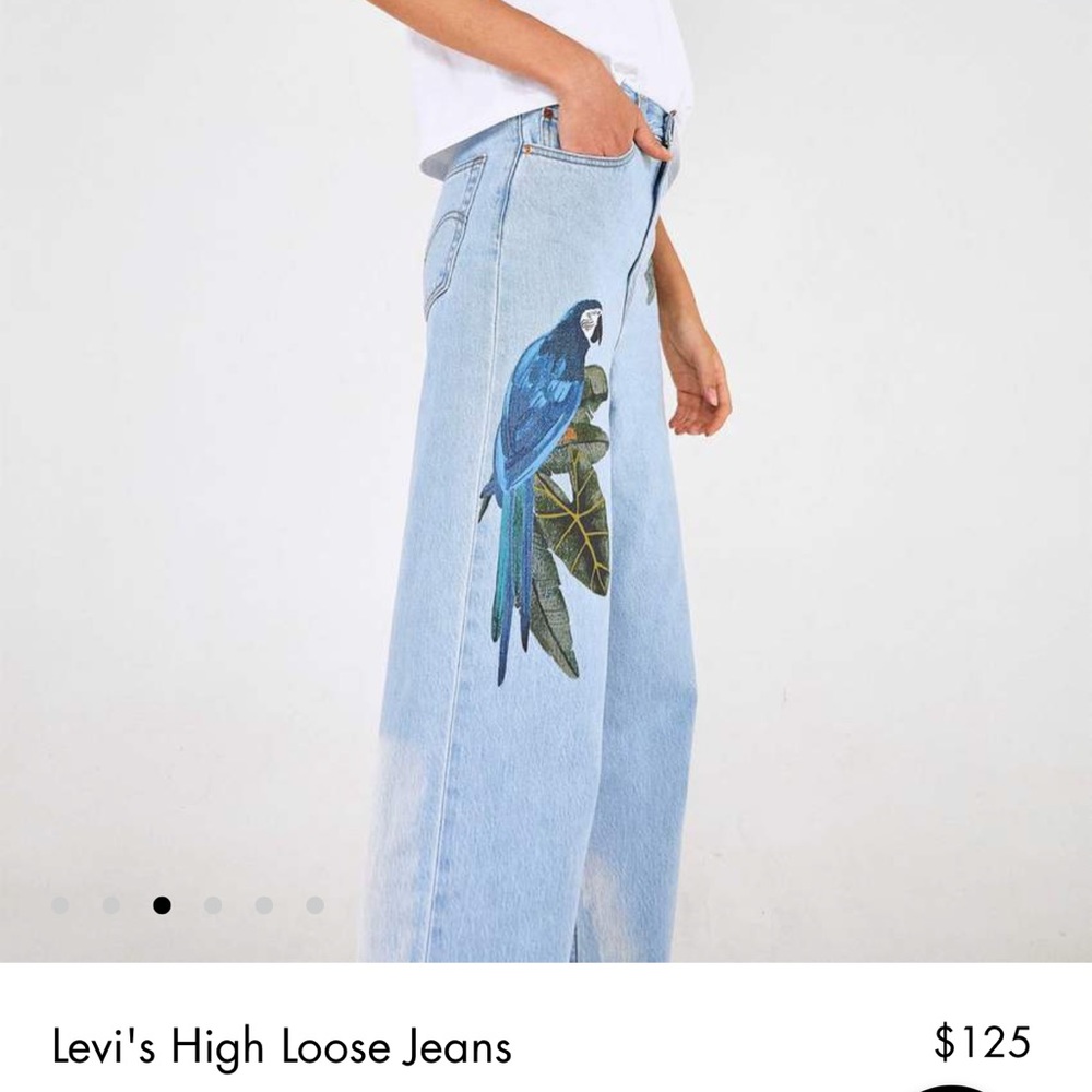 Levi’s Farm X Rio NWT rare parrot jean Sz 24–Sz 0 - Picture 10 of 16